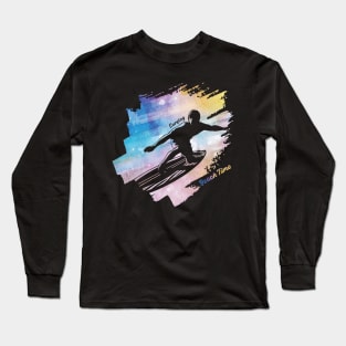 Surfing Time, It's Time to let yourself flow with the wave. Beach Time Long Sleeve T-Shirt